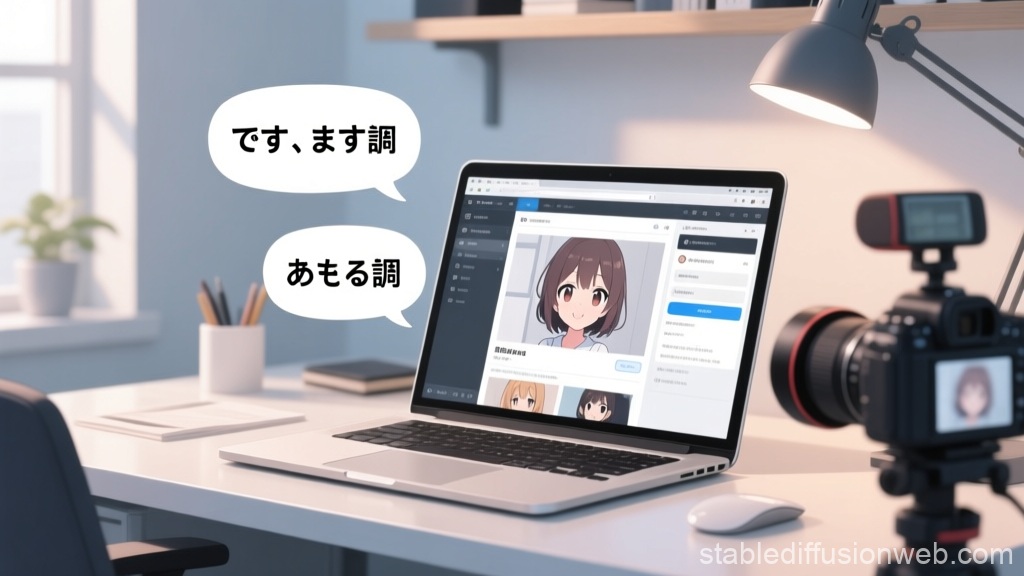 です、ます調とである調とノートPC