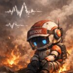 電波を失った消防救助ロボット