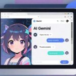 Geminiのスクロールバーと女子