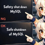 シャットダウンの英文比較(猫ガール)