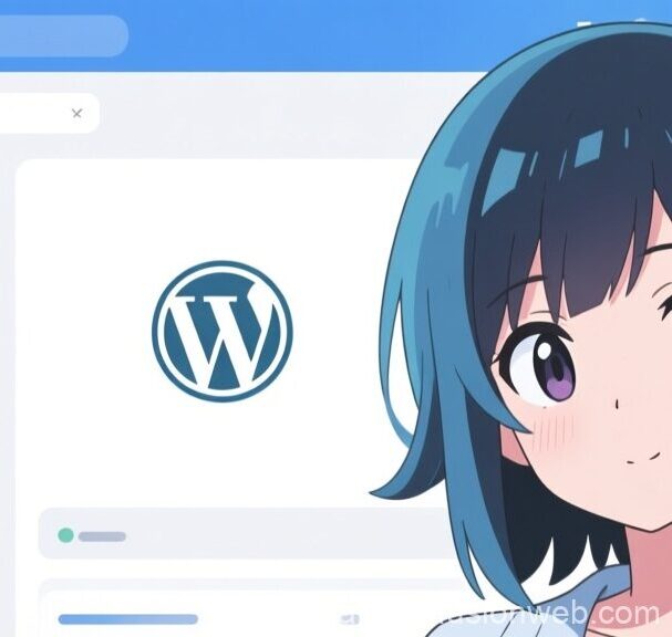 WordPressのメニューバーと女子