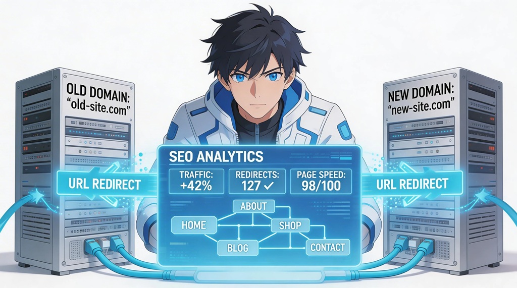 WordPress移行でSEOを壊さないチェックリストと男性