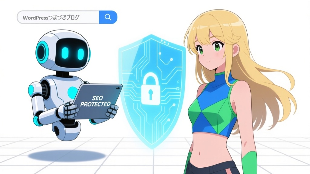 WordPressテストサイトのSEO対策（クロール防止）ロボと女子